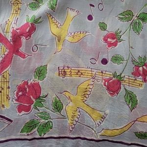 April Cornell Music themed scarf